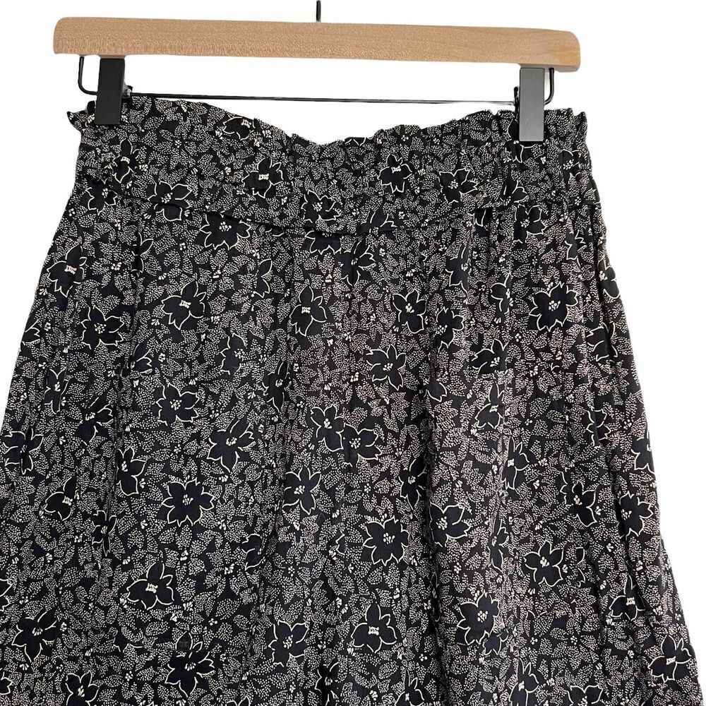 isabel Marant Etoile Pants 100% Cotton Black Floral Size 38 (FR), M (US) - Picture 5 of 12